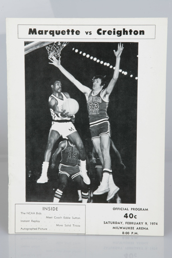 February 9, 1974 vs. Creighton