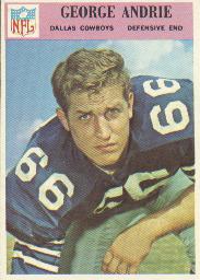 George Andrie, 1966 Philadephia Rookie Card George Andrie, 1966 Philadephia Rookie Card